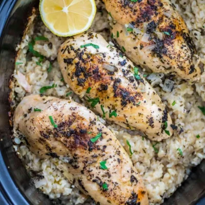 Busy Day Crock Pot Chicken &Amp; Rice 3.5