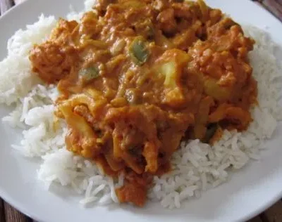 Butter Chicken Or Cauliflower With Cashews