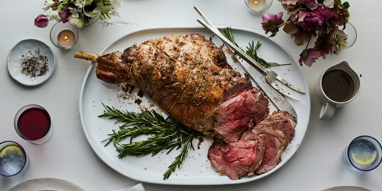 Butterflied Lamb With Garlic Butter