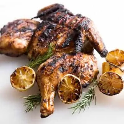 Butterfly Chicken With Lemon Rosemary