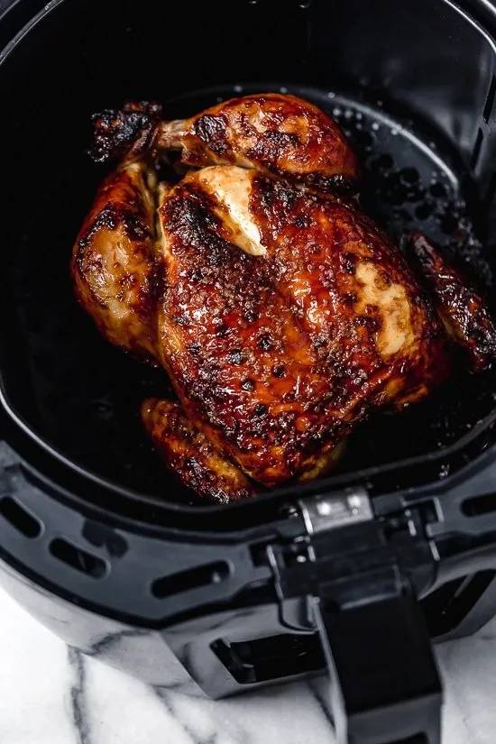 Buttermilk Marinated Air Fryer Whole Roasted Chicken