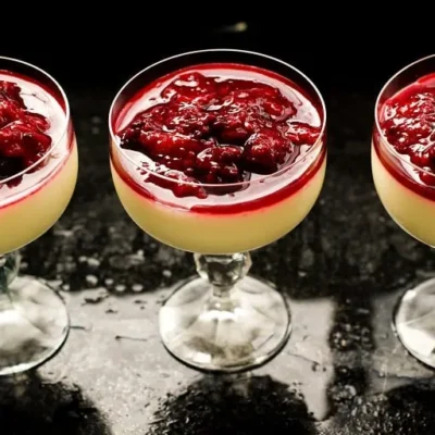 Buttermilk Pudding With Fresh Fruit