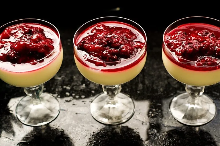 Buttermilk Pudding With Fresh Fruit