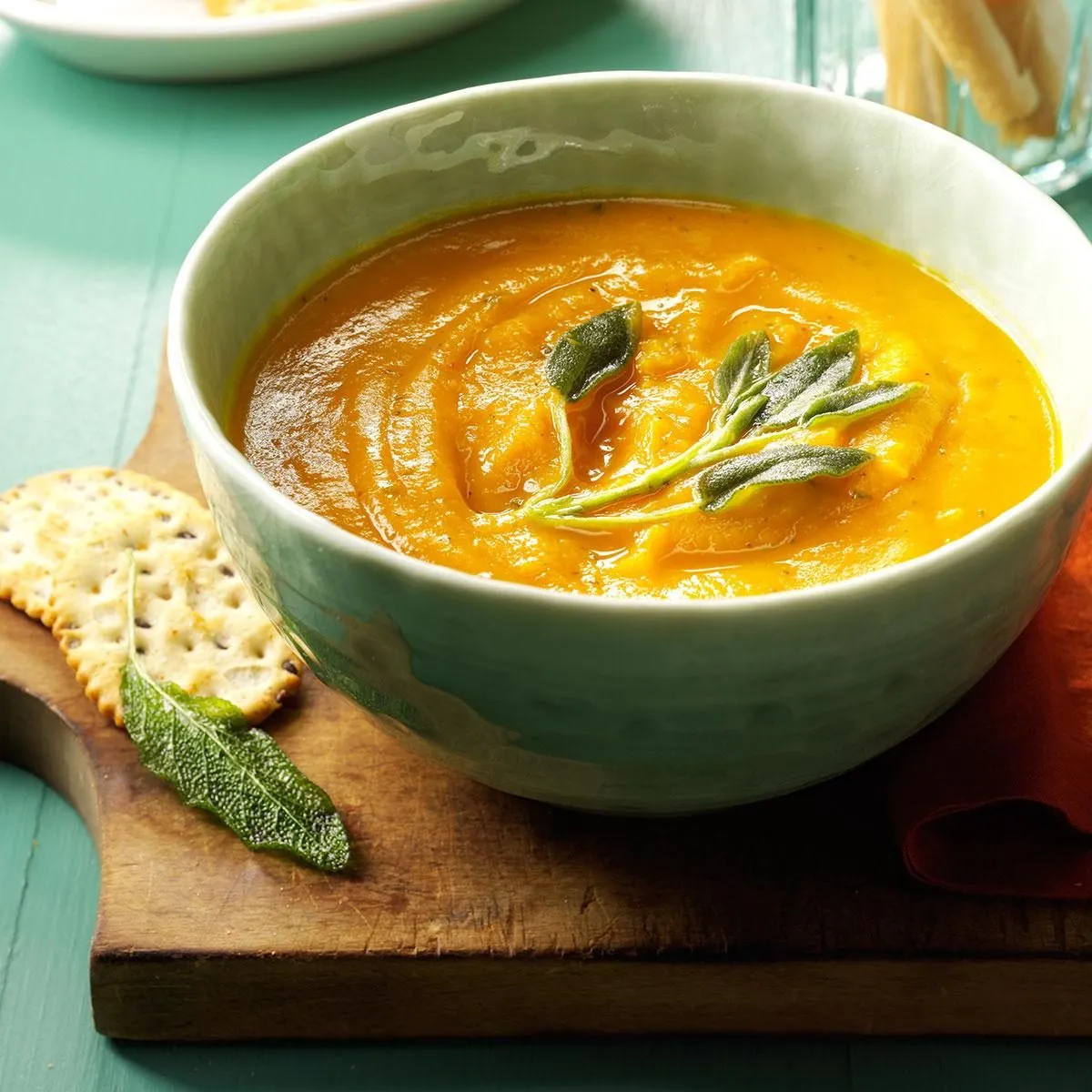 Butternut Squash Soup With Sage