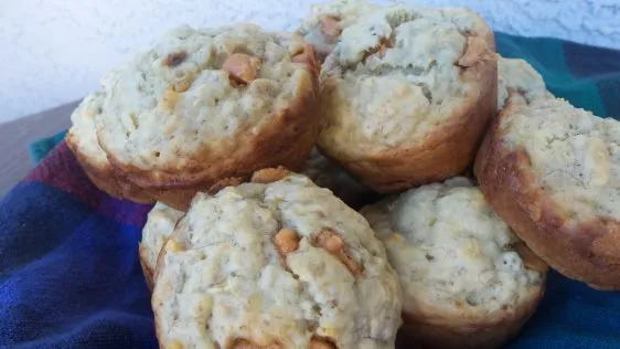 Butterscotch Banana Muffins