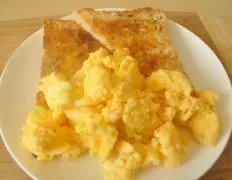 Buttery Microwave Scrambled Eggs