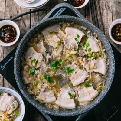 Cabbage Soup With Chicken And Pork