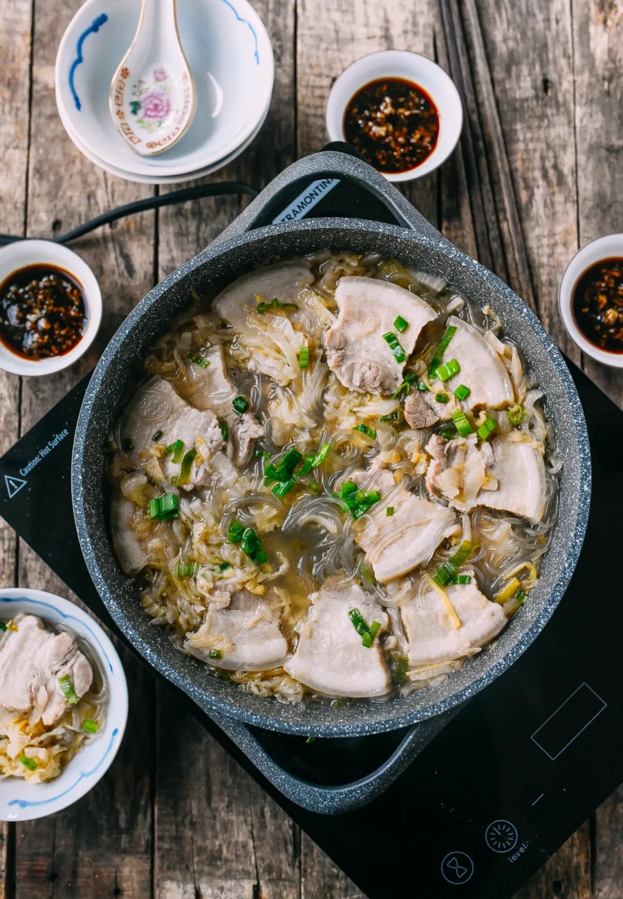 Cabbage Soup With Chicken And Pork