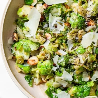 Cacio E Pepe Brussels Sprouts