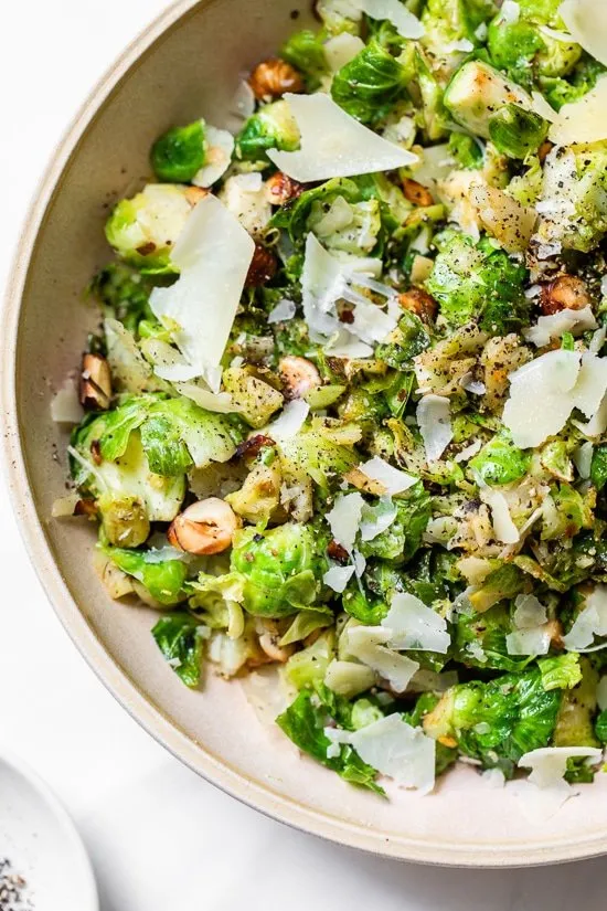 Cacio E Pepe Brussels Sprouts