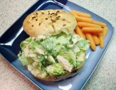 Caesar Salad Sandwiches With Chicken