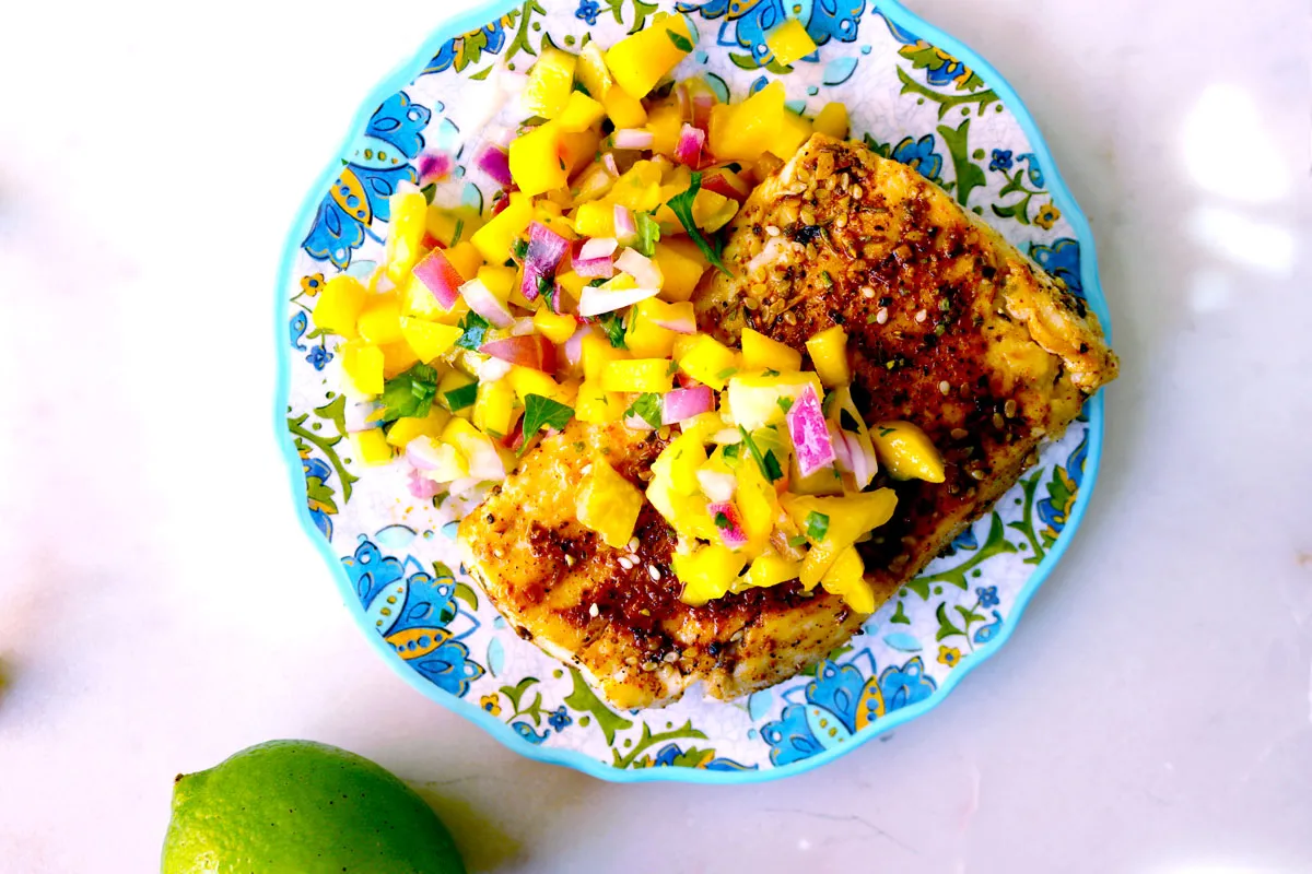 Cajun Mahi Mahi With Fruit Salsa