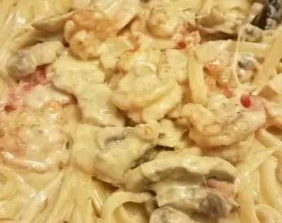 Cajun Shrimp Alfredo