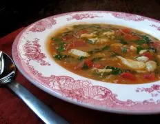 Cajun-Style Spicy Crab and Greens Soup Recipe