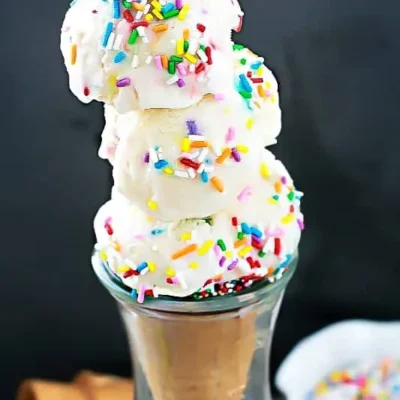 Cake Batter Ice Cream