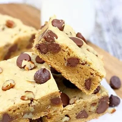 Cake Mix Peanut Butter Squares