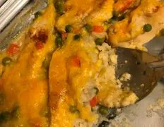 Campbells Cheesy Chicken & Rice Casserole