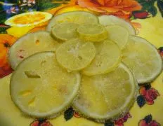 Candied Lime Slices