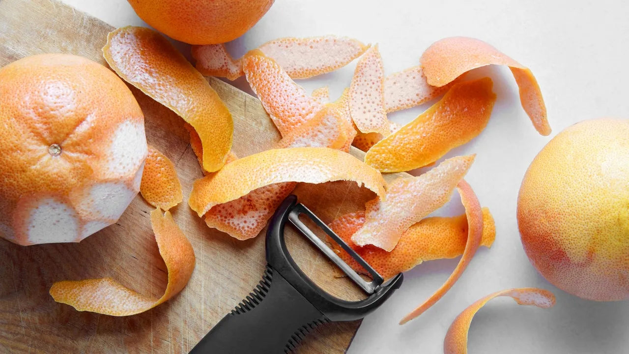 Candied Orange Or Grapefruit Or Lemon Peels