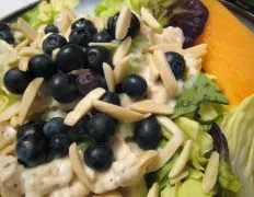 Cantaloupe With Chicken Salad