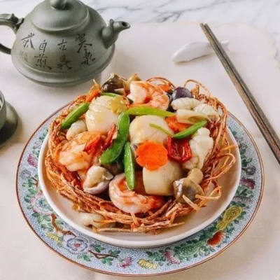 Cantonese Stir Fried Lovers Shrimp