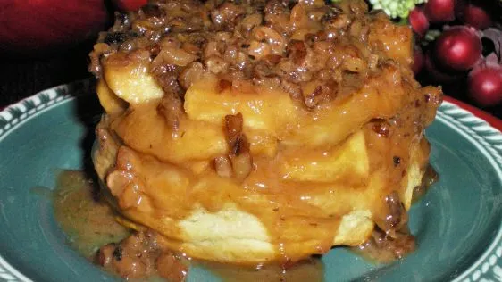 Caramel Apple Biscuit Bake: Easy Upside-Down Treat