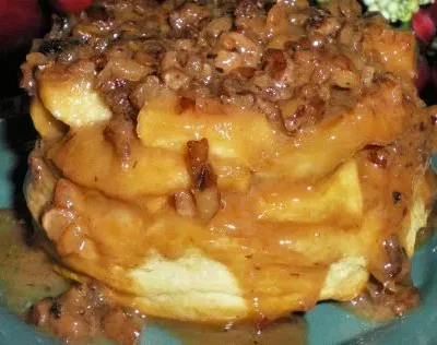 Caramel Apple Biscuit Bake: Easy Upside-Down Treat
