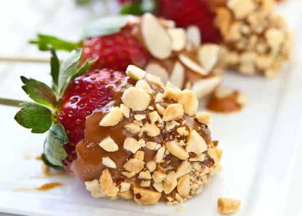 Caramel Dipped Strawberries