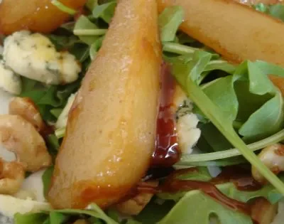 Caramelised Pear And Rocket Arugula Salad