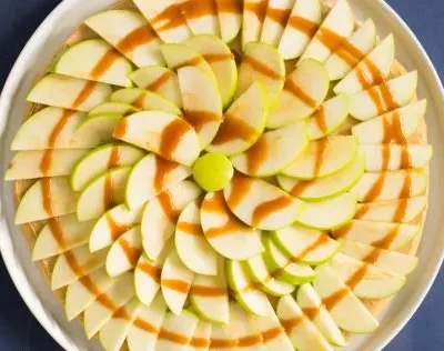 Caramelized Apple Taffy Pizza Delight