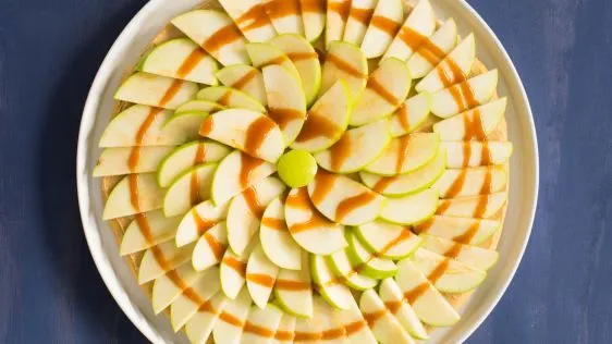 Caramelized Apple Taffy Pizza Delight