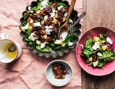 Caramelized Pear and Spinach Salad Recipe