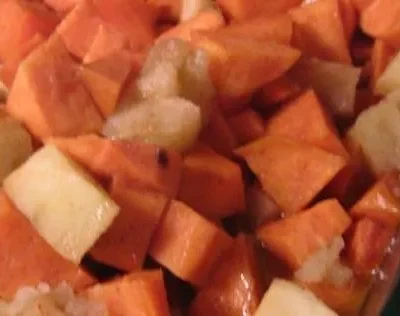 Caramelized Sweet Potatoes &Amp; Apples