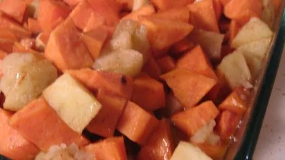 Caramelized Sweet Potatoes & Apples