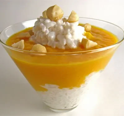 Cardamom-Infused Thai Mango Rice Pudding Recipe