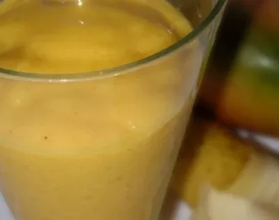 Caribbean Banana Mango Smoothie