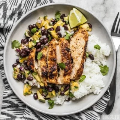 Caribbean Chicken And Black Beans