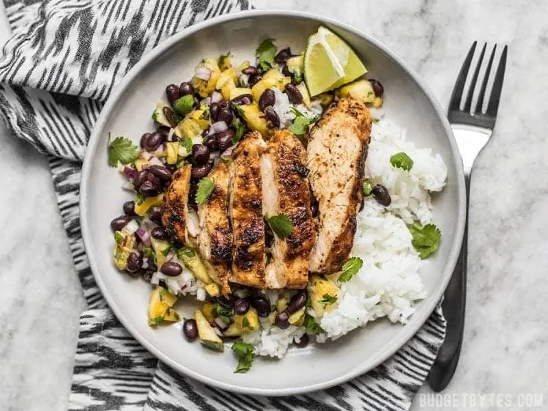 Caribbean Chicken And Black Beans