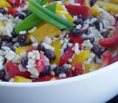 Caribbean Rice And Black Bean Salad