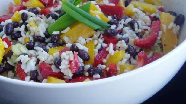 Caribbean Rice And Black Bean Salad