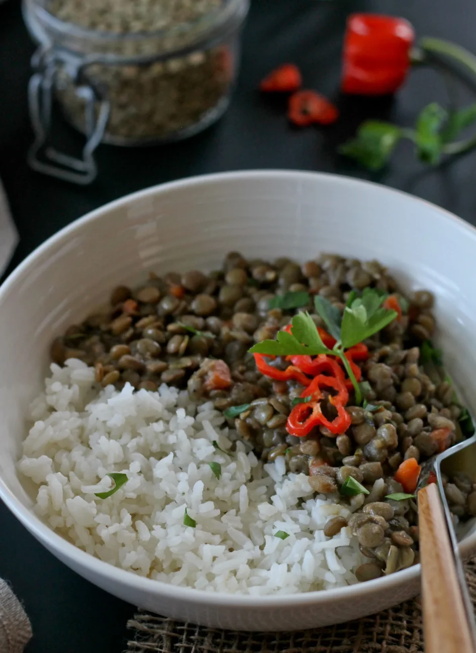 Caribbean Stewed Lentils