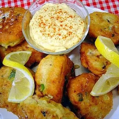 Caribbean-Style Fish Cakes With Spicy Curry Aioli Recipe