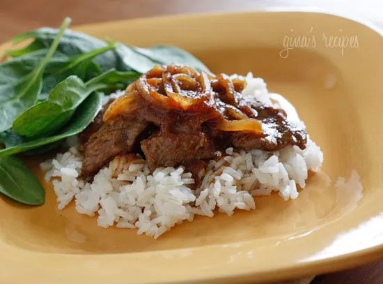 Carne En Bistec  Colombian Steak With Onions And Tomatoes