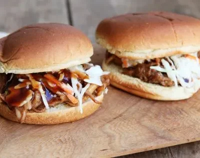 Carolina Style Pulled Pork Sandwich