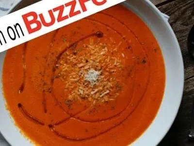 Carrot And Roasted Pepper Soup