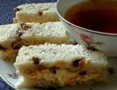 Carrot Cake Tea Sandwiches