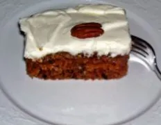 Carrot Cake With Cream Cheese Frosting