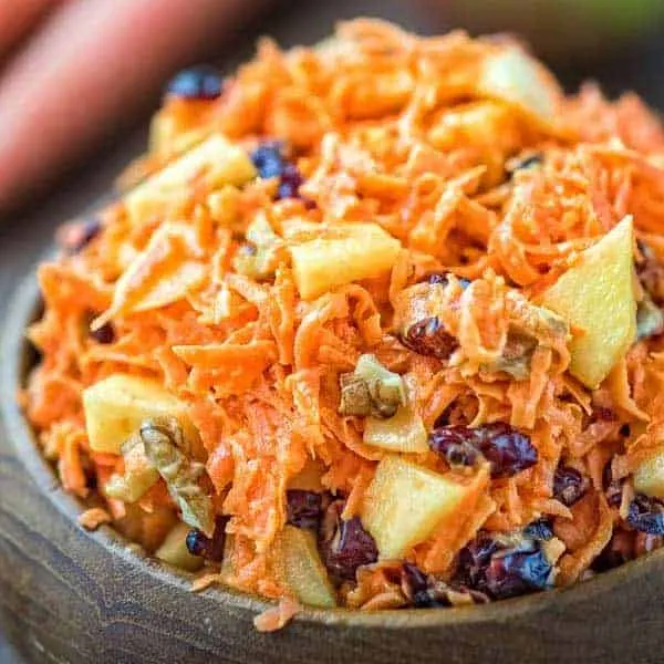 Carrot, Cranberry And Walnut Salad