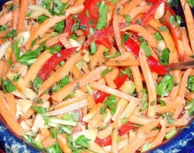 Carrot Salad With Black Mustard Seeds