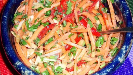 Carrot Salad With Black Mustard Seeds